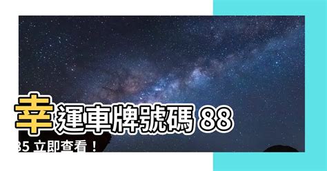 雞年幸運顏色 什麼車牌號碼比較好